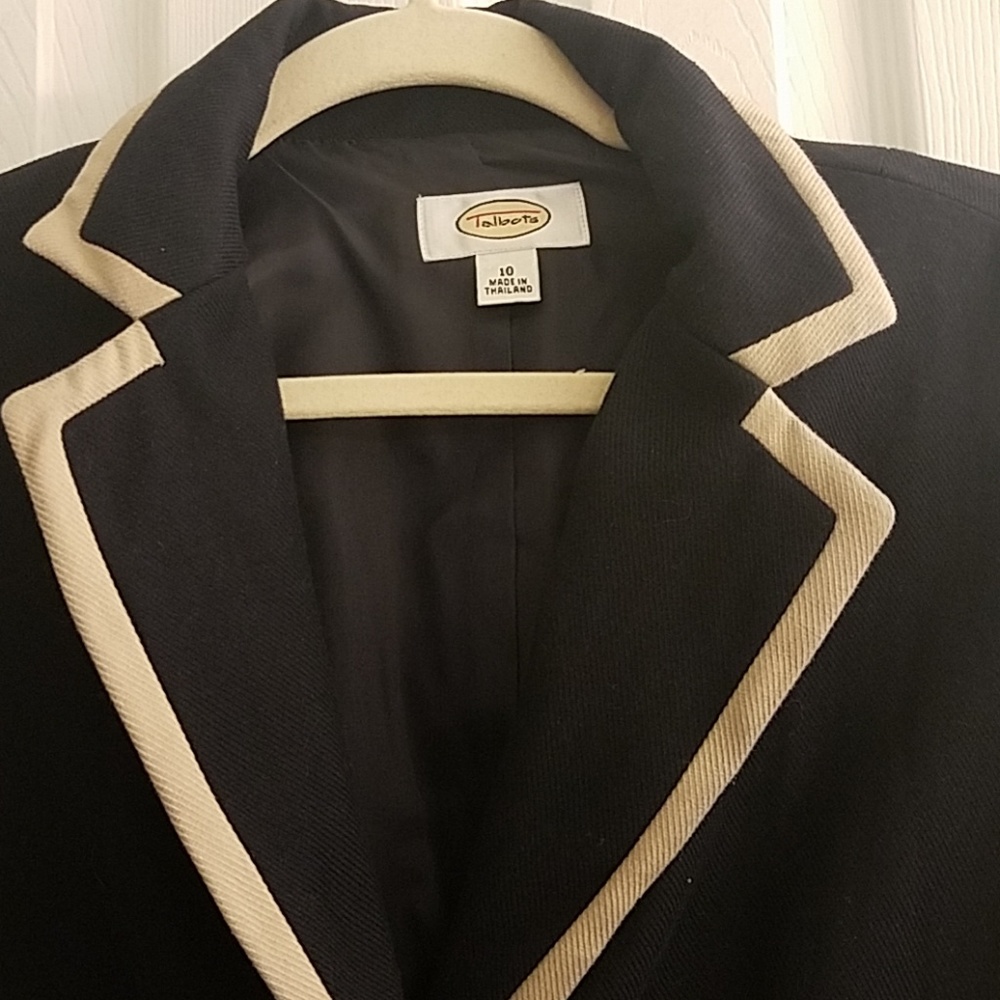 Talbots navy blazer - Picture 2 of 2